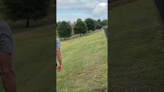 This rollaway was brutal  🥏  orbit enforcer discgolf [upl. by Truscott]