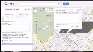 Kako napraviti svoju mapu ili plan puta sa Google Mapama [upl. by Negaet]