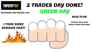 2 Trades Day Done NASDAQ Futures  Topstep Daily Loss Limit Explained  New Plan of Action [upl. by Linus413]