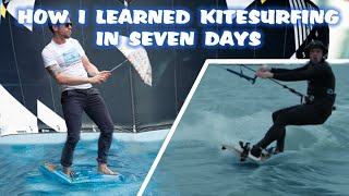 Learning How to KITESURF in 7 Days 15 Tips a Beginner Should Know [upl. by Archibaldo]