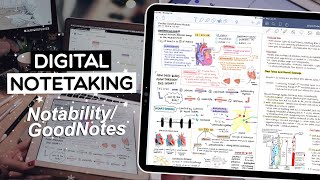 DIGITAL NOTETAKING Pt 3  Notability amp GoodNotes [upl. by Mot303]