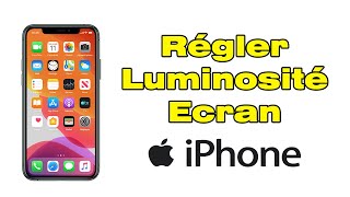 Comment régler la luminosité de l’écran de votre iPhone [upl. by Nahtaneoj107]