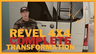 VAN TOUR 2023 Winnebago Revel Before amp After Transformation [upl. by Aittam]