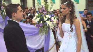 Jéssica Pereira cantando em seu casamento  quot Que bom q vc chegouquot  Bruna karla [upl. by Nosretep25]