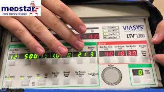 Medstar LTV 1200 Ventilator Operation [upl. by Ranjiv]