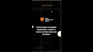 Employment Numbers Disappoint A Reality Check on Post2020 Job Rehiring [upl. by Aralk]