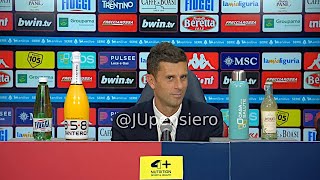 THIAGO MOTTA post GenoaJuve 03 conferenza stampa quotDouglas Luiz è forte Conceicao e Vlahovicquot [upl. by Odel185]