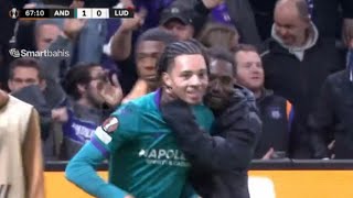 Samuel Edozie Goal Anderlecht vs Ludogorets 20 All Goals and Extended Highlights [upl. by Aicekat]