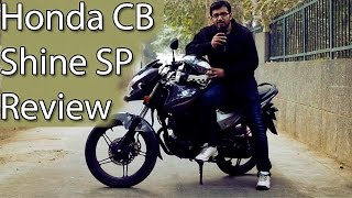 Honda CB Shine SP 125 Review With Test Ride Report [upl. by Bowe999]