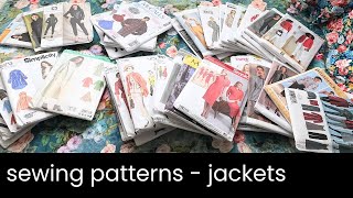 My collection of jacket sewing patterns 🧥 [upl. by Klayman]