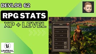 UE5 Devlog Stats system amp Level up for MMO RPG style game [upl. by Eissolf701]