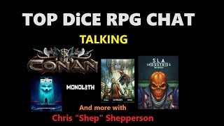 Conan RPG SLA Industries The Gaia Complex and more with Chris quotShepquot Shepperson [upl. by Masson]