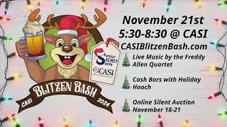 Kick off the holidays at CASIs Blitzen Bash [upl. by Erbas]