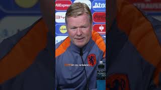 Ronald Koeman over het gunstige speelschema 🧐 [upl. by Zola]