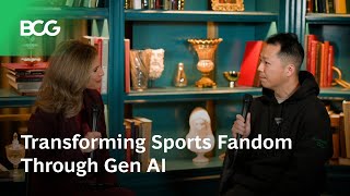 Transforming Sports Fandom Through Gen AI [upl. by Slosberg89]