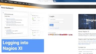Logging into Nagios XI [upl. by Gallagher]