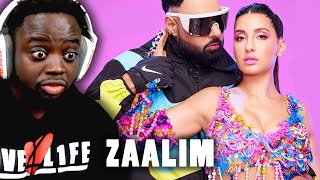 ZAALIM Official Music Video Badshah Nora Fatehi  REACTION [upl. by Iline]