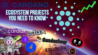 Upcoming Cardano Projects amp Altcoins with 10x POTENTIAL ADAX SundaeSwap Charli3 amp More [upl. by Adnamal]