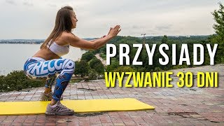 Ćwiczenia na pośladki PRZYSIADY WYZWANIE 30 DNI 💜 Trening pośladków Trecgirl [upl. by Cherilyn]