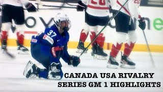 CANADA USA GM 1 RIVALRY SERIES FULL HIGHLIGHTS Nov 624 [upl. by Dale]