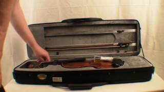 Stentor Conservatoire Violin Outfit unboxing [upl. by Etteraj]