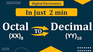 Octal to decimal conversion  How to convert octal to decima  Number System  Mruduraj [upl. by Enyluqcaj]