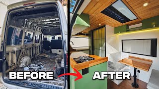 Başlangıçtan bitişe sıfırdan karavan yapımı  vw crafter  Campervan conversion full build timelapse [upl. by Suiluj]