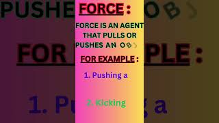 Force And Motion Definition Of Force amp Motion Examples By Genius Students 01 [upl. by Karlotta405]