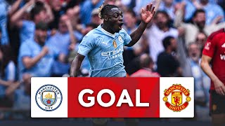 GOAL  Jeremy Doku  Manchester City 12 Manchester United  Final  Emirates FA Cup 202324 [upl. by Nylarac]