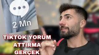 tiktok Yorum Nasıl Alınır KANITLI [upl. by Akila]