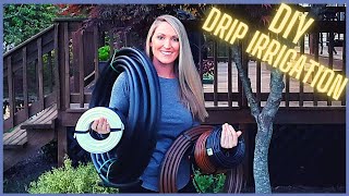 DIY Drip Irrigation The Ultimate Easy Beginners Guide On How To Install A Drip Irrigation System [upl. by Gall]