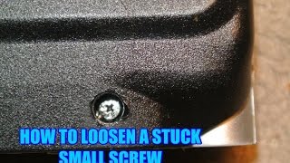 BEST WAYS TO LOOSEN A STUCK SMALL SCREW [upl. by Deckert764]