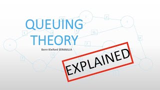 Queuing Theory Tutorial  QueuesLines Characteristics Kendall Notation MM1 Queues [upl. by Indyc]