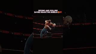 Roman Reigns and Seth Rollins saves Dean Ambrose🤤 The shield save mode 🥵❤️🔥 theshield wwe edit [upl. by Olli]