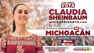 Claudia Sheinbaum En Vivo desde Chilchota Michoacán [upl. by Ahsimaj]