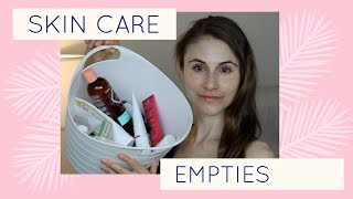 Skin care empties from winter 201819 Dr Dray [upl. by Ahsyas]