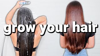 HOW TO GROW YOUR HAIR FASTER  Hair Growth Tips For Long And Healthy Hair [upl. by Irakuy]