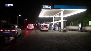 Gewapende overval op tankstation in Deventer Burgernet ingezet [upl. by Skyla997]