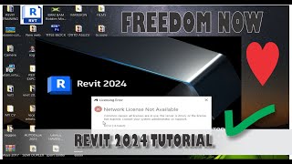 HOW TO GET FREE FROM REVIT 2024 LICENSE ERROR [upl. by Dagnah]