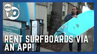 Local company Surf Up is in the business of renting surfboards [upl. by Anoyk]