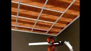 CeilingMax Surface Mount Ceiling Grid Installation [upl. by Sira]