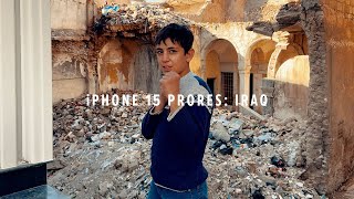 iPhone 15 Pro Cinematic 4k Iraq ProRes Log [upl. by Coridon98]