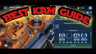 Best KAM Walkthrough and Modding Guide SWGOH STAR WARS GALAXY OF HEROES [upl. by Navert]