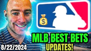 🍀MLB BEST BETS UPDATE 82224 [upl. by Rollecnahc]