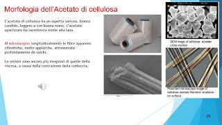 Fibre tessili artificiali  acetato  parte 4 [upl. by Flin62]