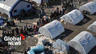 Morocco earthquake Survivors continue to sleep outdoors in makeshift shelters 5 days after tragedy [upl. by Trab18]