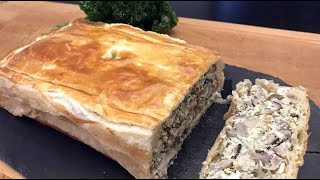 Recette Pâté en croûte aux champignons [upl. by Barker]