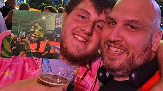 World Matchplay Darts Vlog  2 X Quarter Finals Friday 19th July Winter Gardens Blackpool [upl. by Neelram458]