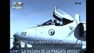 Malvinas Cap de corbeta Alberto VGM Philippi piloto de A4Q 3ESC CYA COAN [upl. by Jacobina]