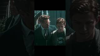 moment when Peter became Spiderman peterparker spiderman ironman lovemarvel shorts ytshorts [upl. by Melamed]